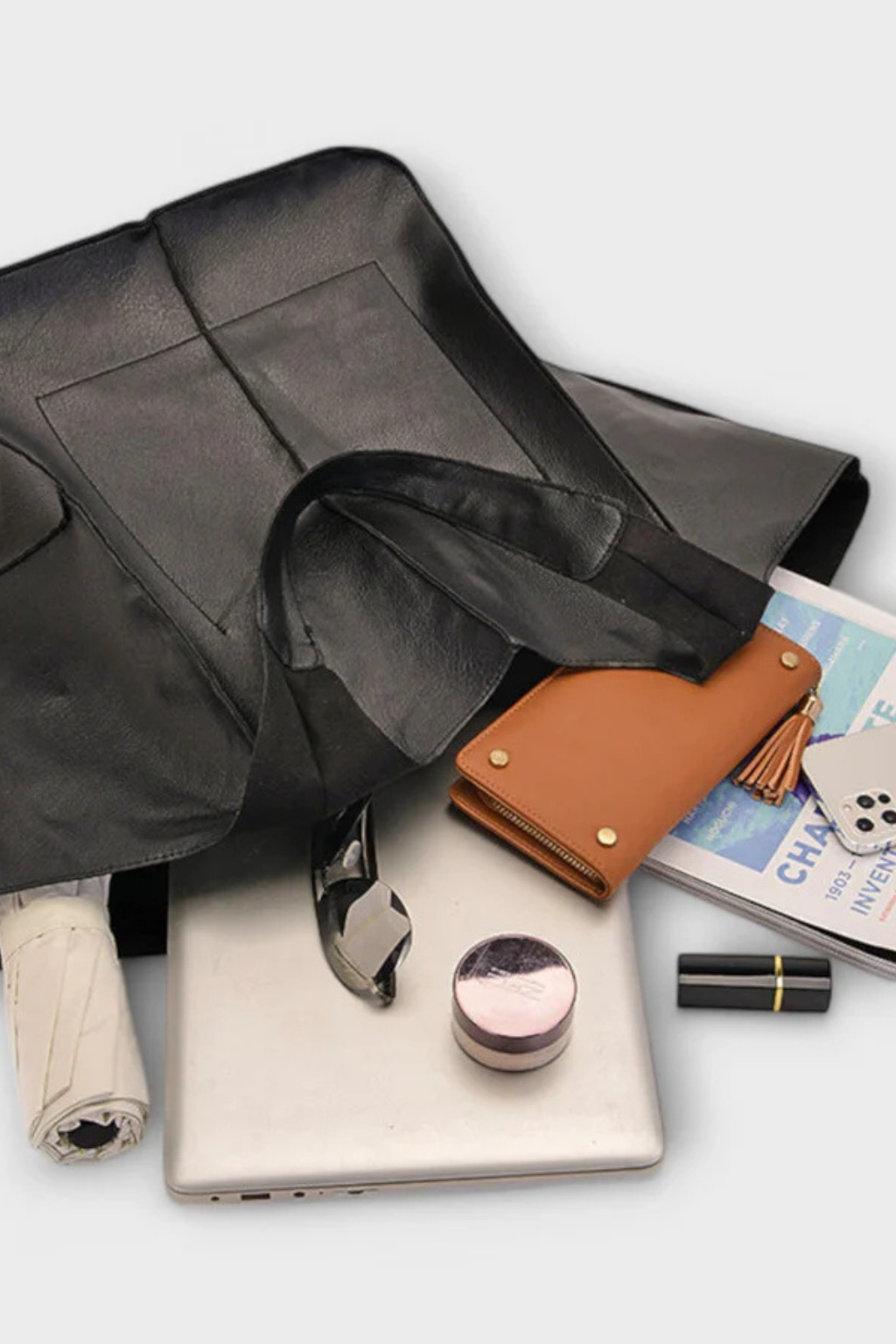 Alessia Romano | Oversized Leather Tote Bag For Women
