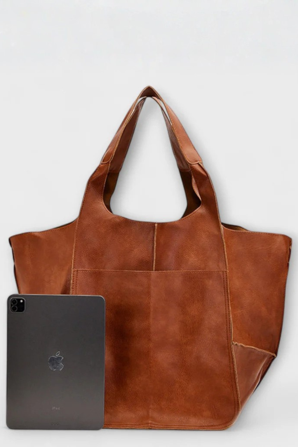 Alessia Romano | Oversized Leather Tote Bag For Women