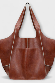 Alessia Romano | Oversized Leather Tote Bag For Women