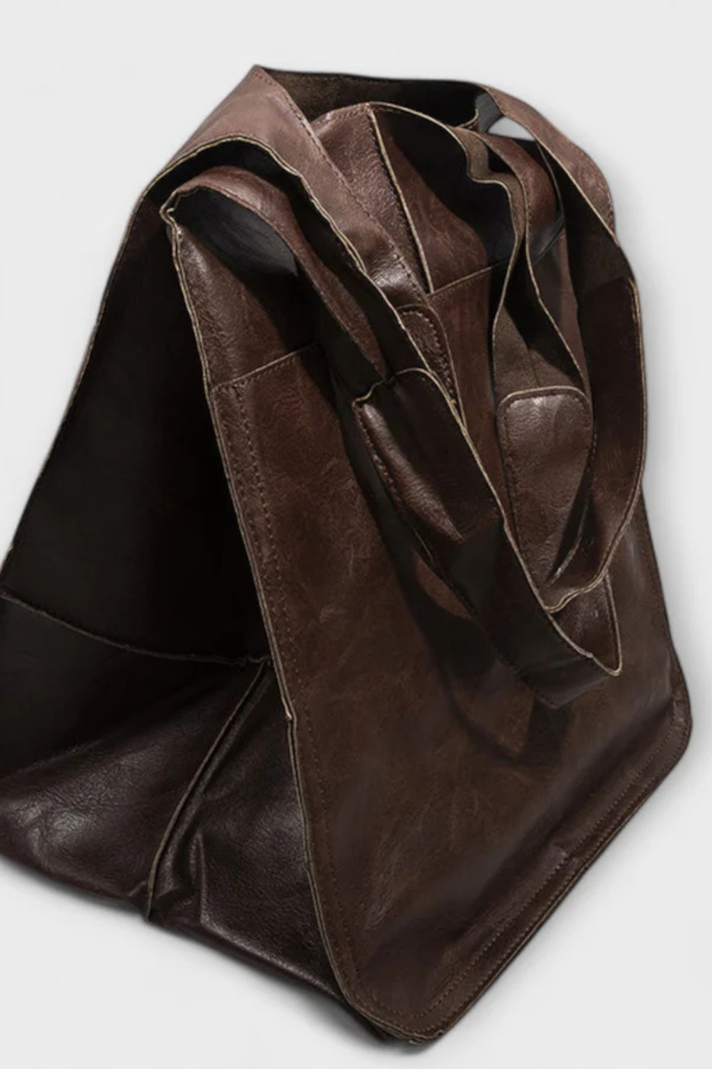 Alessia Romano | Oversized Leather Tote Bag For Women