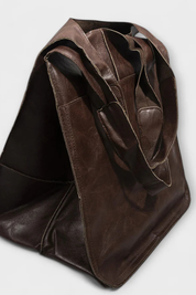 Alessia Romano | Oversized Leather Tote Bag For Women
