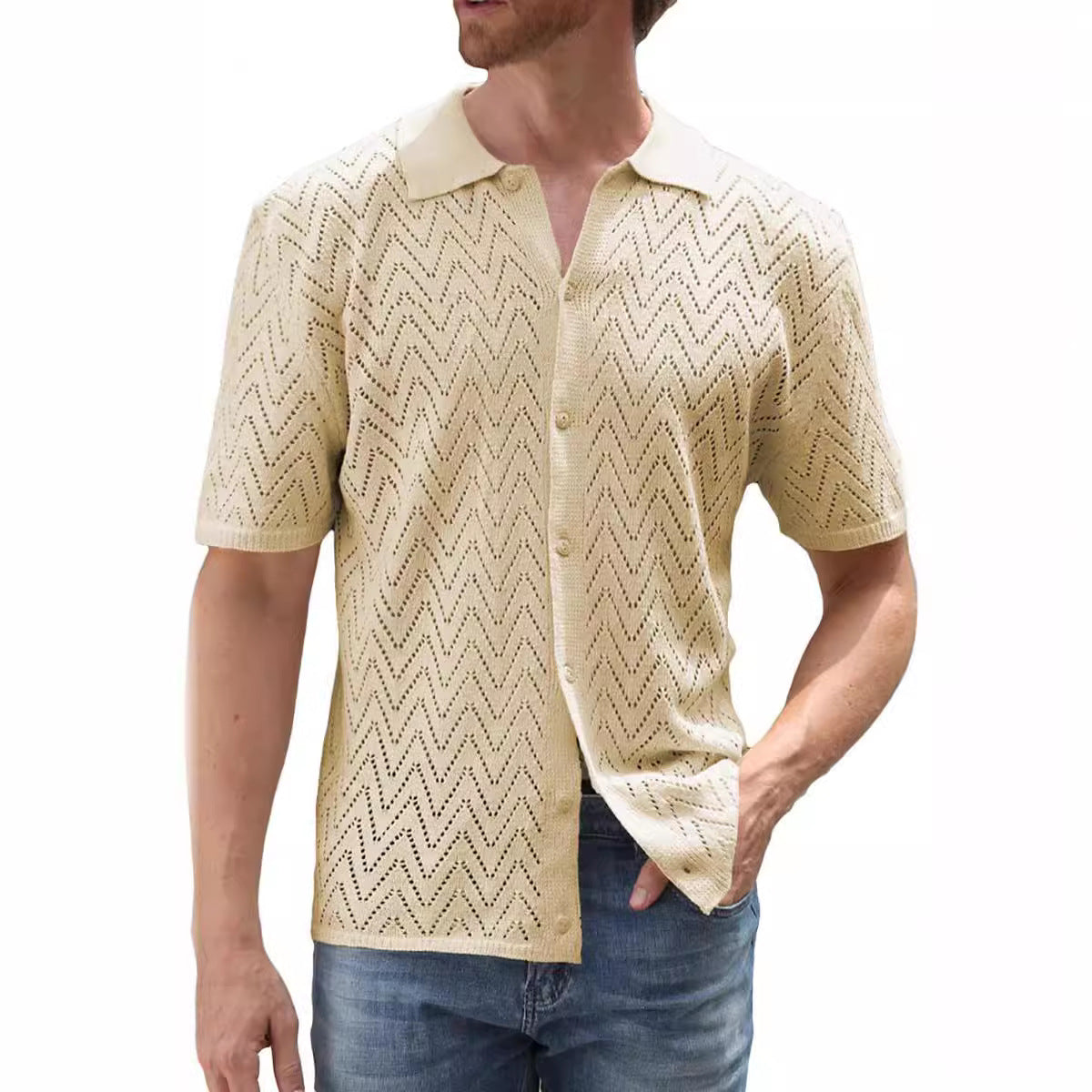 Alessio Moretti | Cooling Silk Summer Shirt For Men