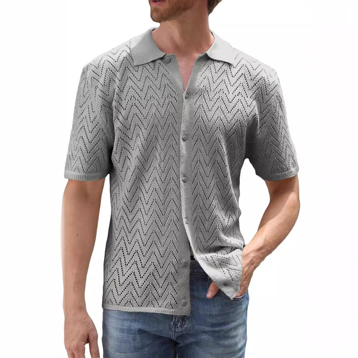Alessio Moretti | Cooling Silk Summer Shirt For Men