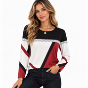 Alice Kingsley | Pull avec empiècements contrastants à motifs color-block