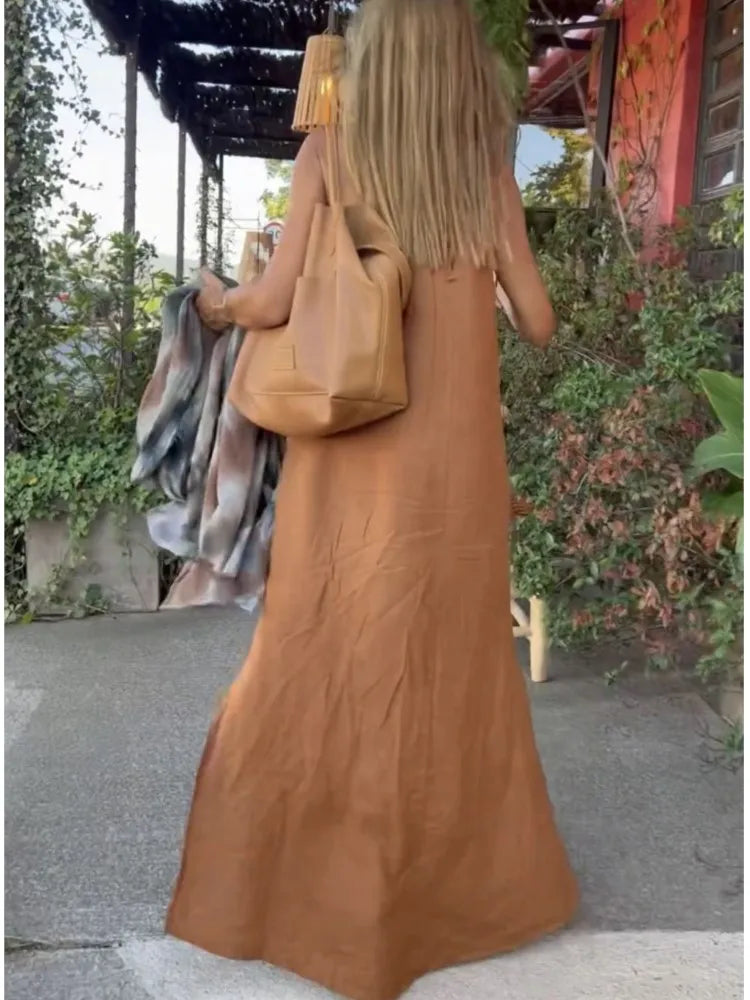 Althea Devereux | Summer Halter Maxi Summer Dress