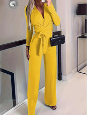 Amelie Charpentier | Elegant Wrap Jumpsuit For Women