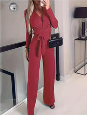 Amelie Charpentier | Elegant Wrap Jumpsuit For Women