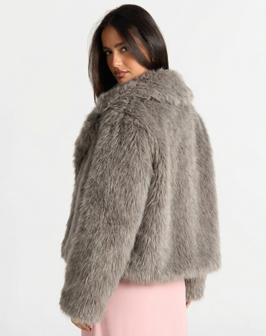 Amélie Dubois | Luxe Faux Fur Statement Jacket For Women