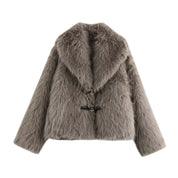 Amélie Dubois | Luxe Faux Fur Statement Jacket For Women