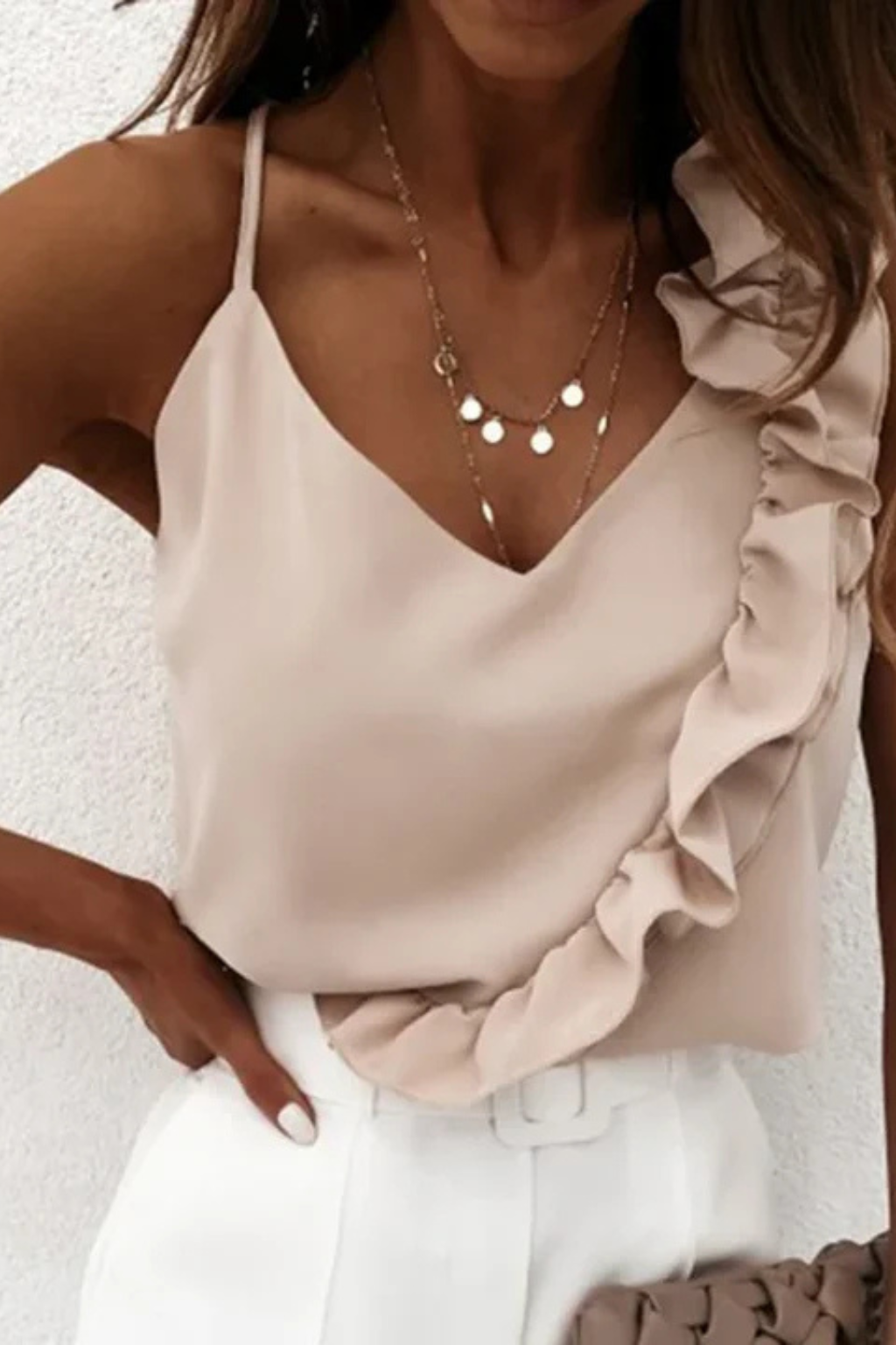 Amélie Dubois | Elegant Ruffle Blouse For Women