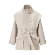 Amélie Rousseau | Structured Belted Utility Jacket For Women