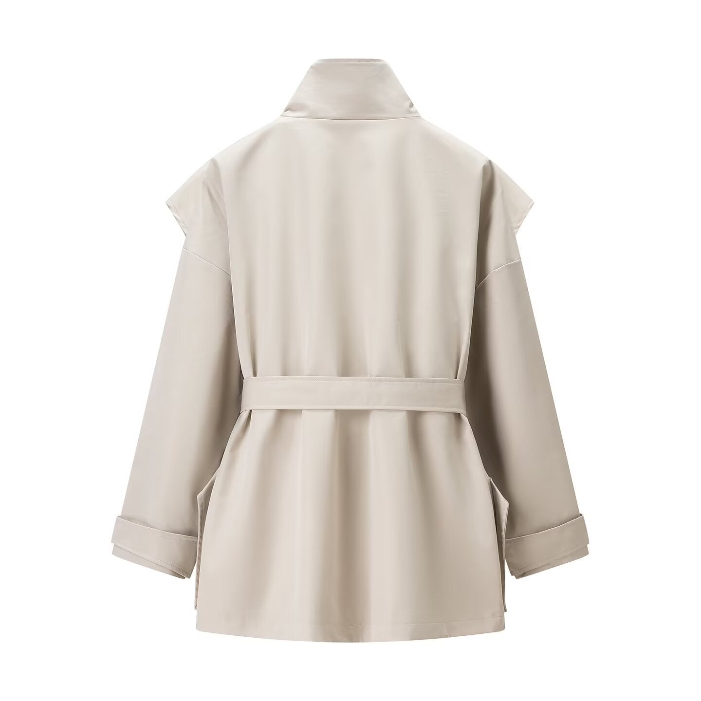 Amélie Rousseau | Structured Belted Utility Jacket For Women