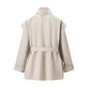 Amélie Rousseau | Structured Belted Utility Jacket For Women