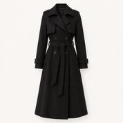 Arabella Forsythe | Belted Trench Coat Longline Wool-Blend