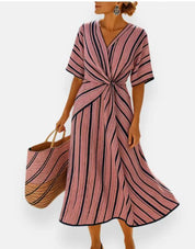 Arabella Kensington | Contrast Trim Maxi Dress For Women