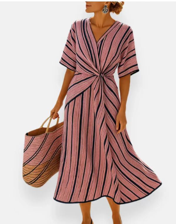 Arabella Kensington | Contrast Trim Maxi Dress For Women