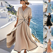 Arabella Kensington | Contrast Trim Maxi Dress For Women