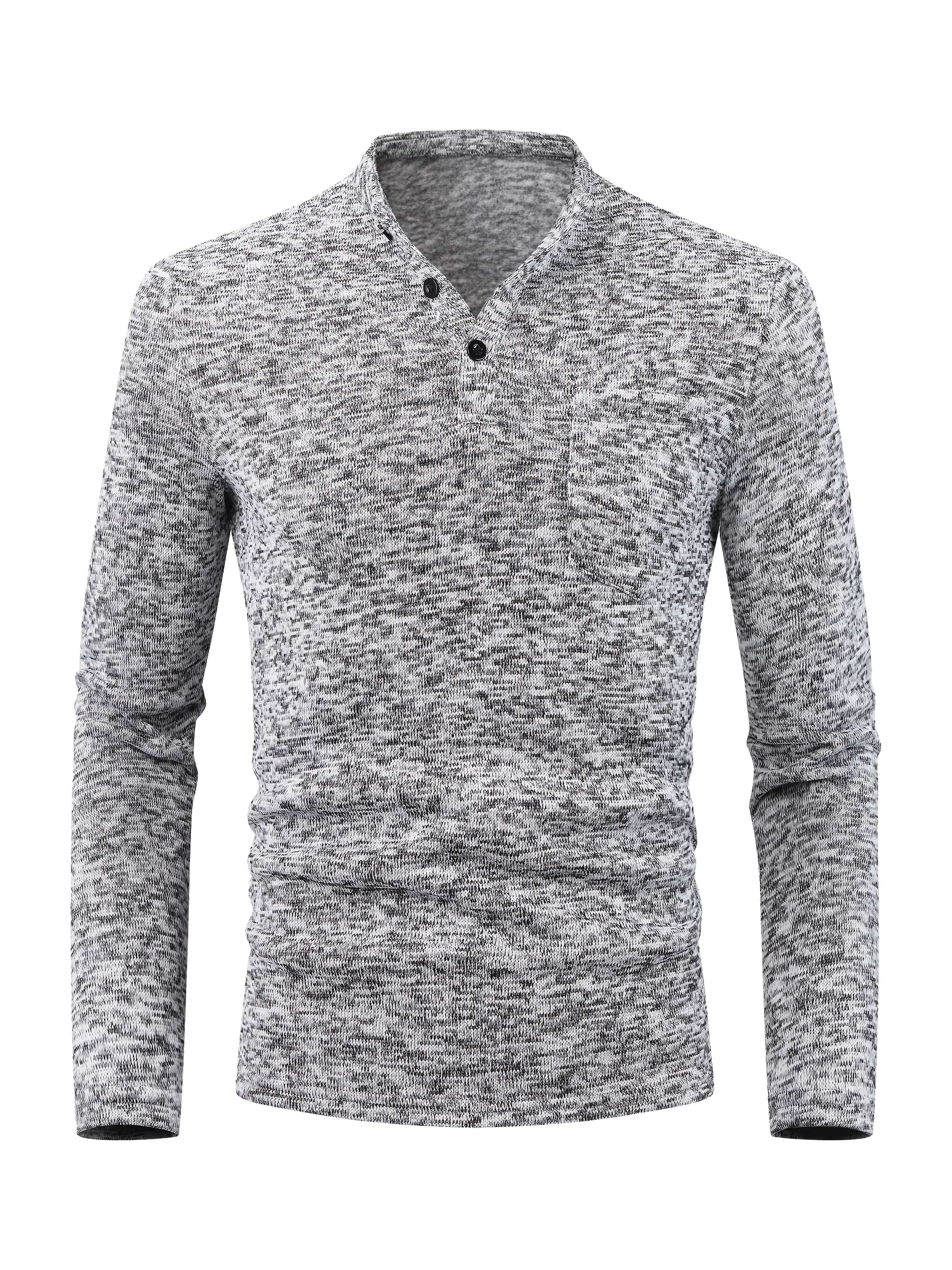 Arthur Beaumont | Classic Long Sleeve Henley For Men