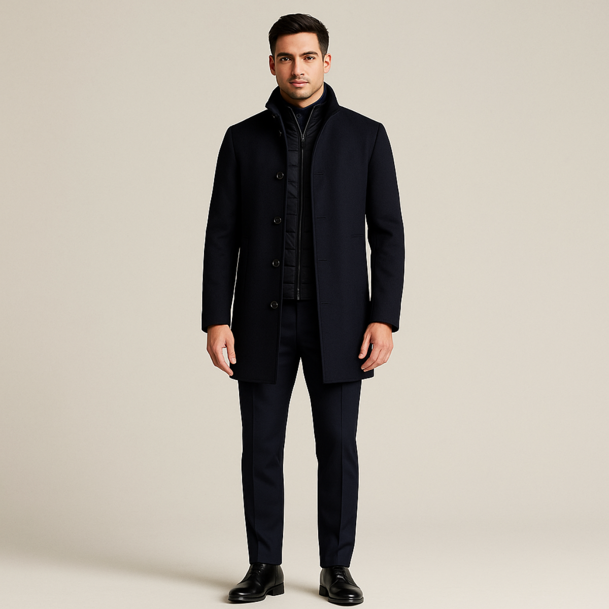 Arthur Kensington | Wool Blend Coat For Men