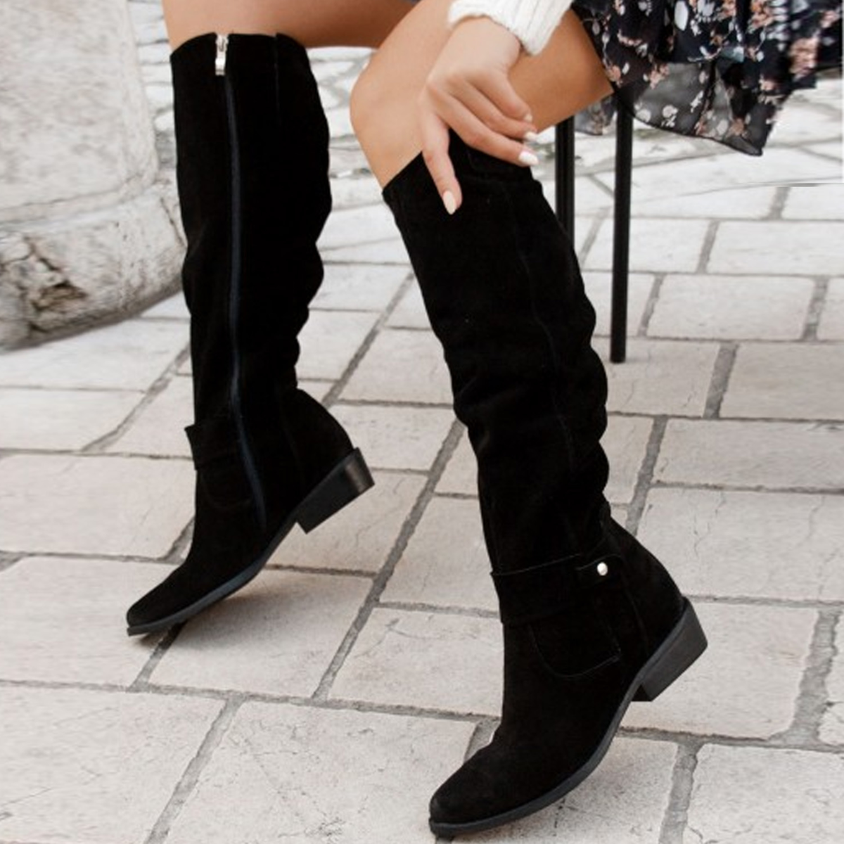Audrey Bennett | Over-the-Knee Suede Boots