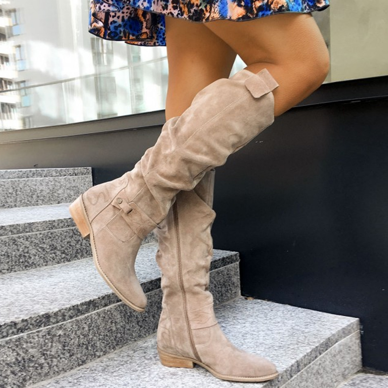 Audrey Bennett | Over-the-Knee Suede Boots