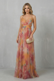 Emmeline Voss | Watercolour Romance Tulle Maxi Dress