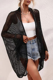 Aurélie Beaumont | Crochet Open Front Cover Up For Women