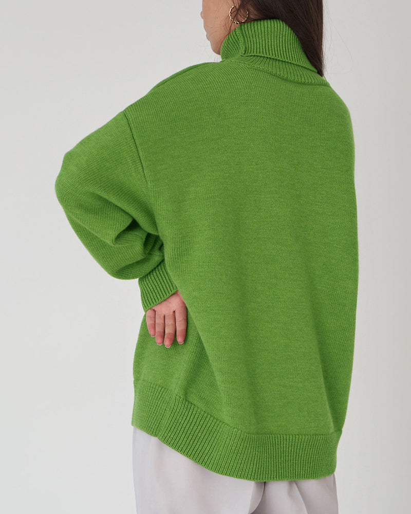 Aurélie Beaumont | Luxe Turtleneck Knit Sweater For Women