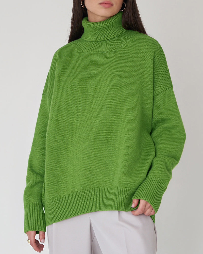 Aurélie Beaumont | Luxe Turtleneck Knit Sweater For Women