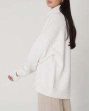 Aurélie Beaumont | Luxe Turtleneck Knit Sweater For Women
