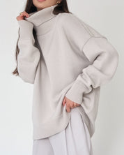 Aurélie Beaumont | Luxe Turtleneck Knit Sweater For Women