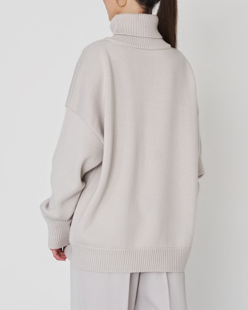 Aurélie Beaumont | Luxe Turtleneck Knit Sweater For Women