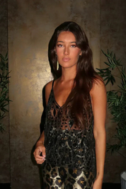 Aurélie Fontaine | Embellished Sheer Camisole Top