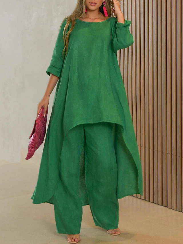 Aurélie Fontaine | Flowing Elegance Two-Piece Set For Women