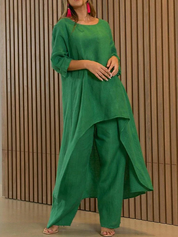 Aurélie Fontaine | Flowing Elegance Two-Piece Set For Women