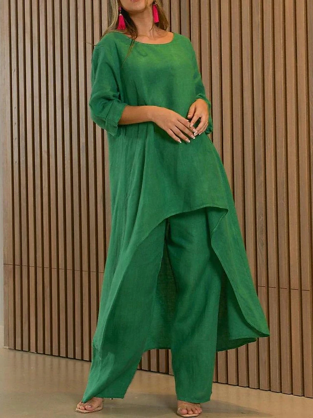 Aurélie Fontaine | Flowing Elegance Two-Piece Set For Women