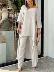 Aurélie Fontaine | Flowing Elegance Two-Piece Set For Women
