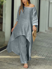Aurélie Fontaine | Flowing Elegance Two-Piece Set For Women