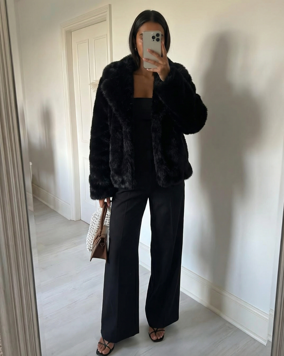Aurélie Fontaine | Luxe Faux Fur Cropped Jacket For Women