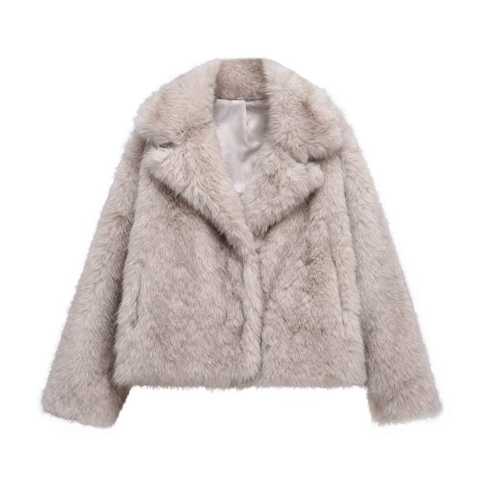 Aurélie Fontaine | Luxe Faux Fur Cropped Jacket For Women