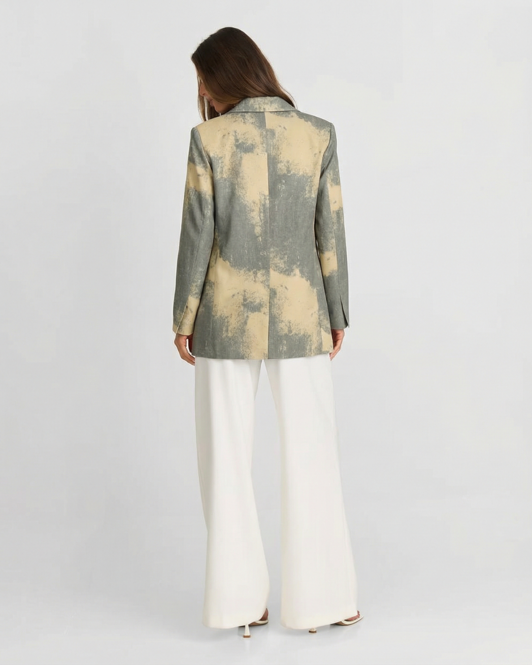 Aurélie Montclair | Artistic Print Tailored Blazer For Women