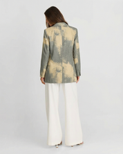 Aurélie Montclair | Artistic Print Tailored Blazer For Women