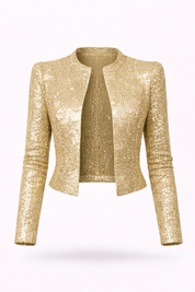 Aurora Belle | Sparkling Glitter Coat for Women