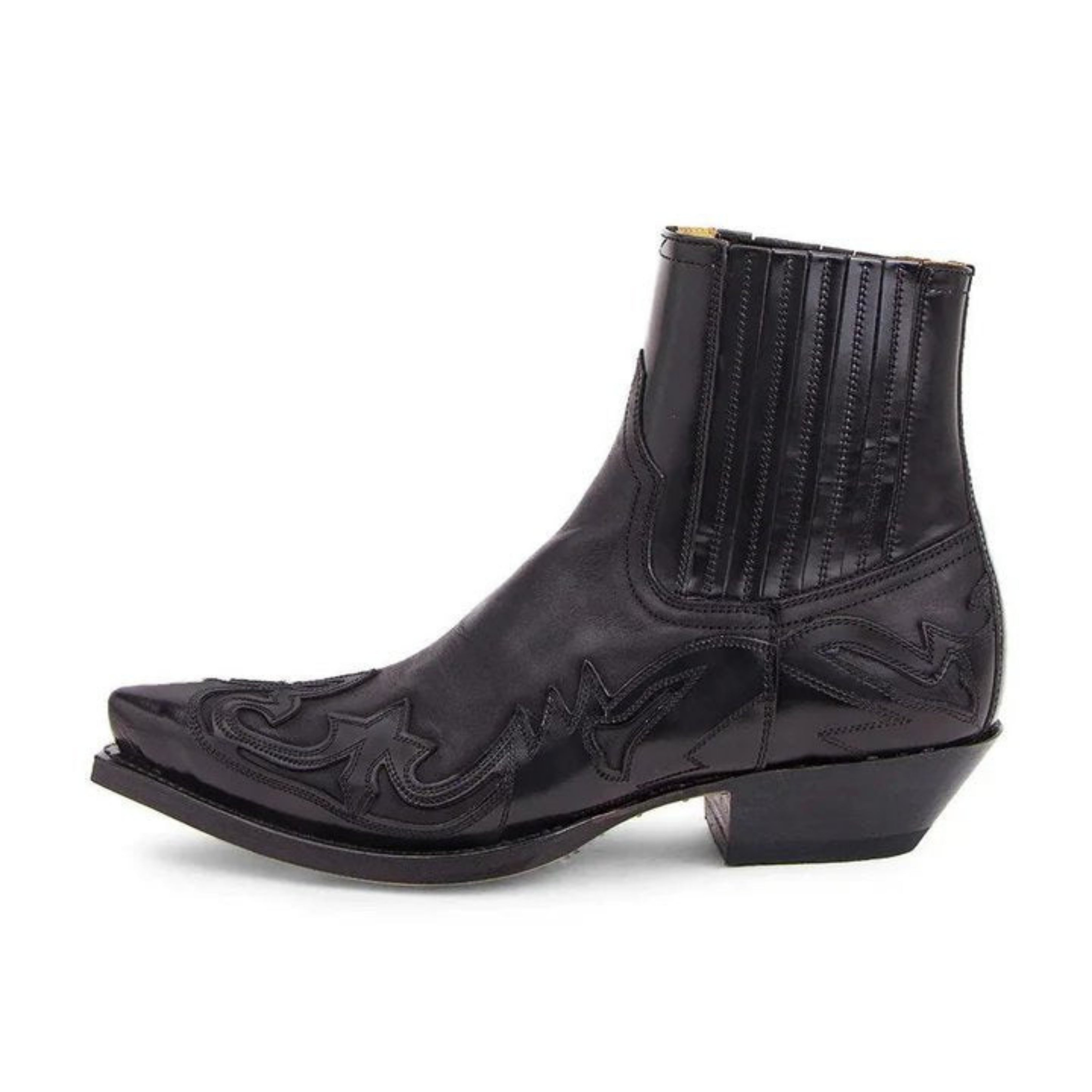 Rupert Griffiths | Western Cowboy Ankle Boot | Burnished Leather