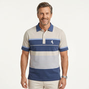 Barnaby Kingsley | Striped Contrast Polo Shirt
