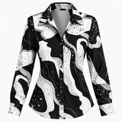 Beatrice Sutherland | Abstract Swirl Print Blouse