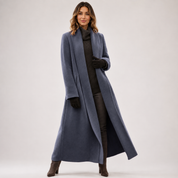 Beatrice Wood | Long Wool Blend Coat