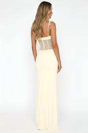 Beatrice Grey | Lace Detail Maxi Dress