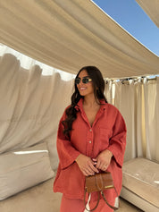Beatrix Harrington | Linen Two-Piece Set
