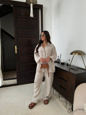 Beatrix Harrington | Linen Two-Piece Set